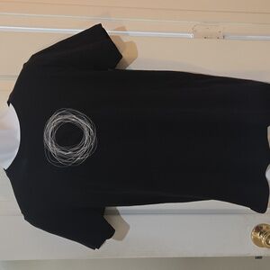 Zero To Infinity T-Shirt By Kit Grover For Tate Black Men's Size Medium